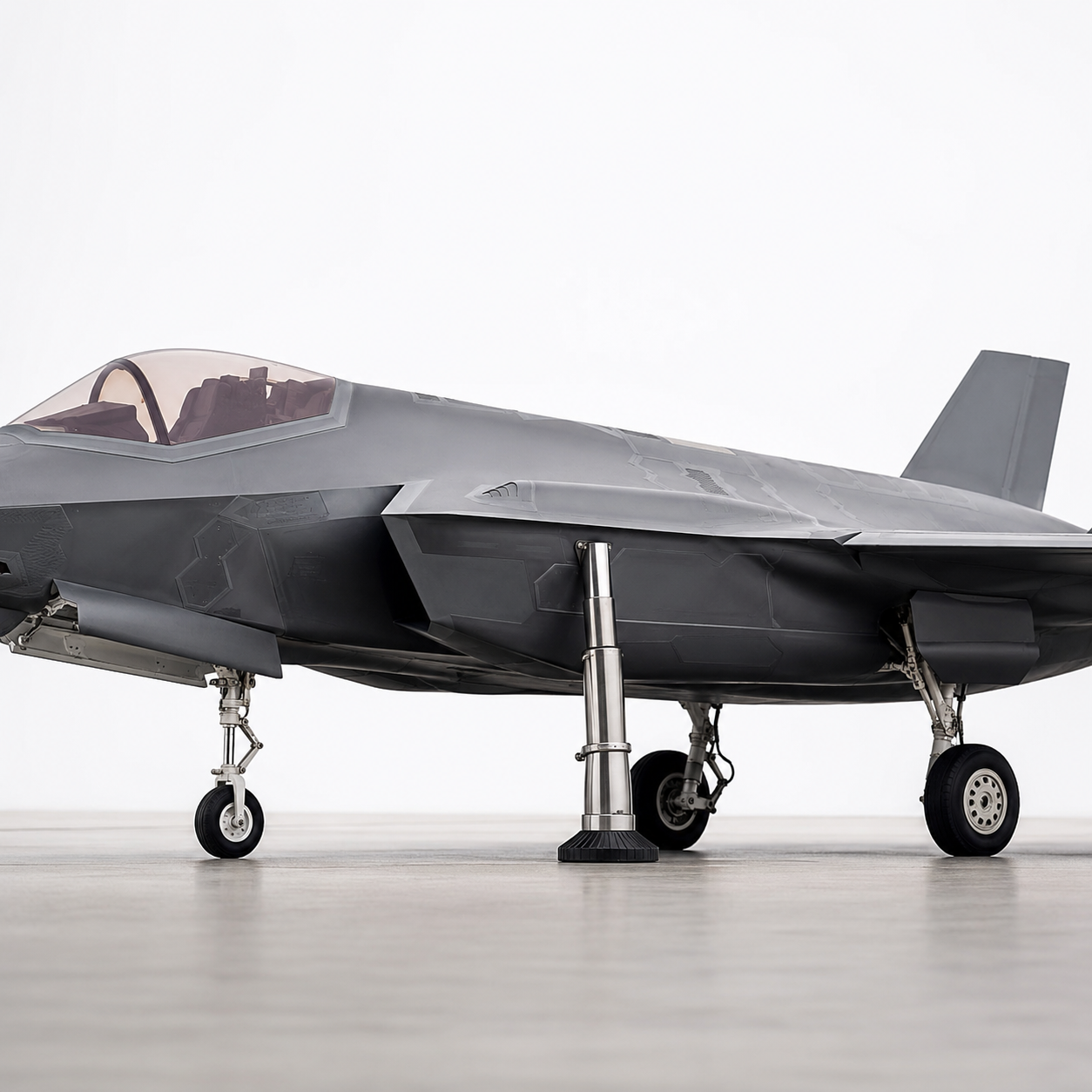 The F-35 Lightning II KickStan — laser-aligned platform support